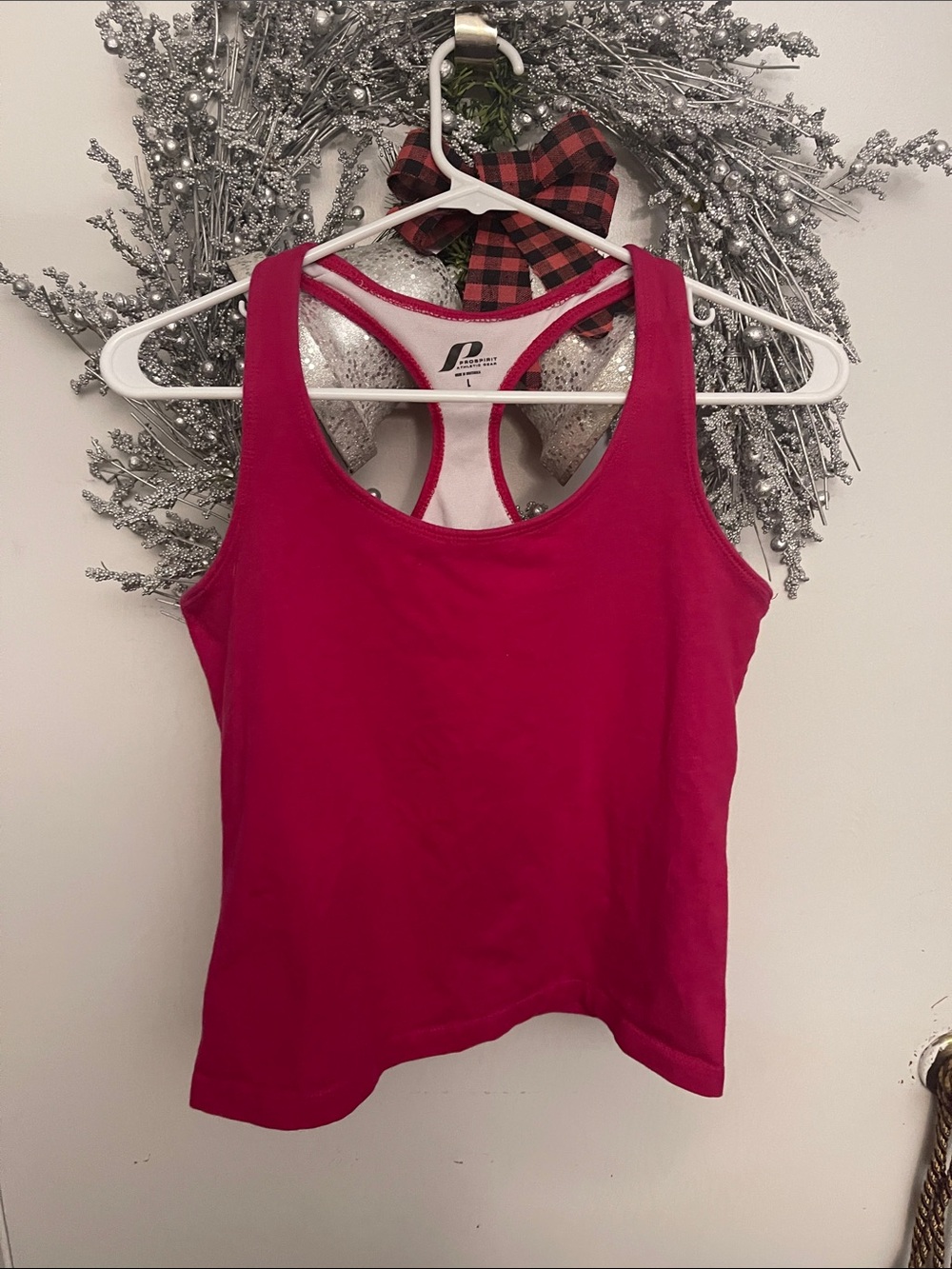 Pro Player Fuchsia Racerback Tank Top